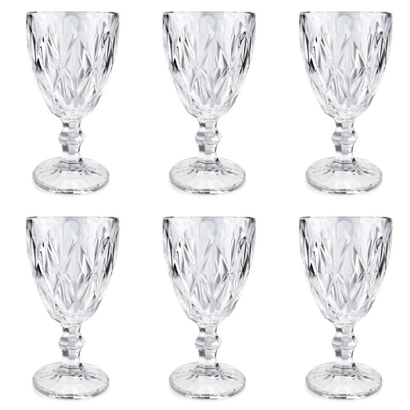 Komplet przezroczystych kieliszków 250ml