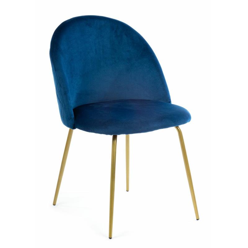 Krzesło Ringo Gold Dark Blue
