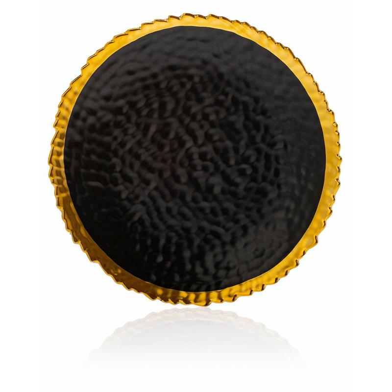 Talerz Kati Black Gold 25 cm