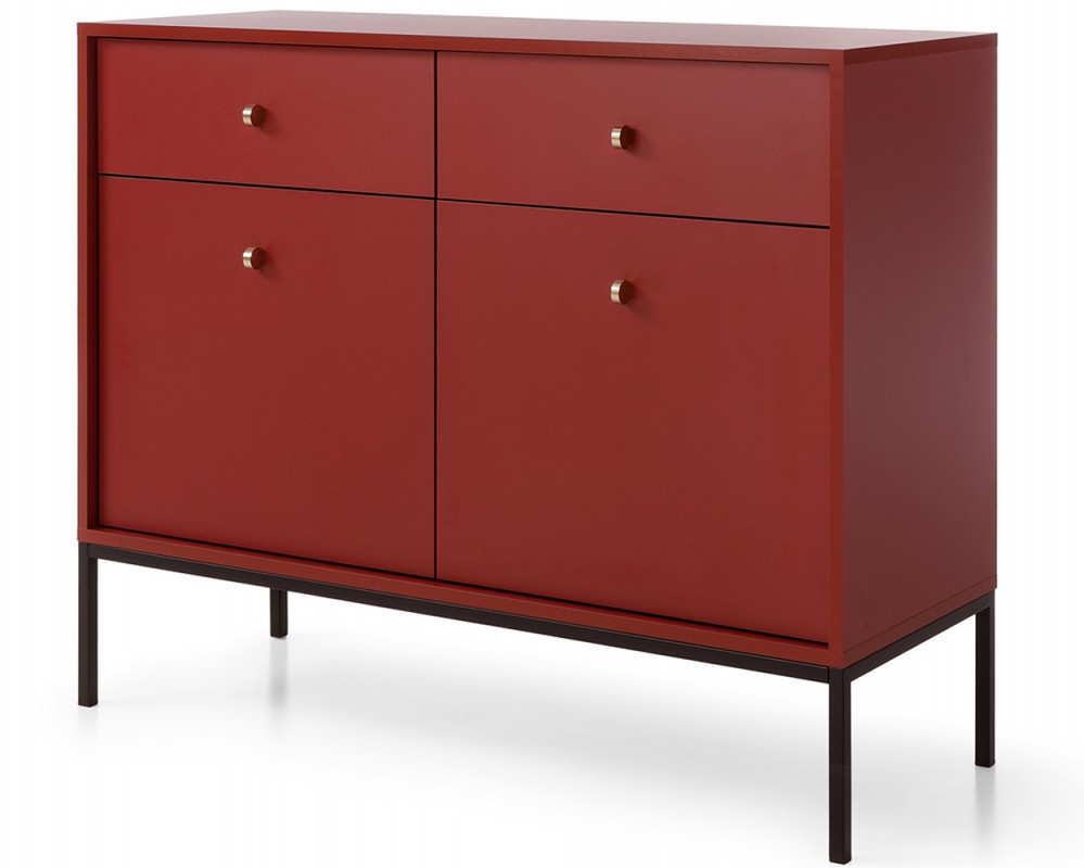 Loftowa komoda Mono MKSZ104 Bordo