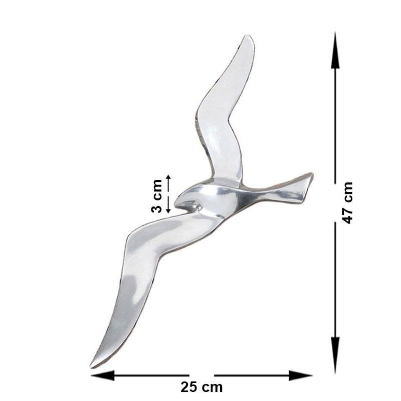 OZDOBA ŚCIENNA MEWA  47 CM