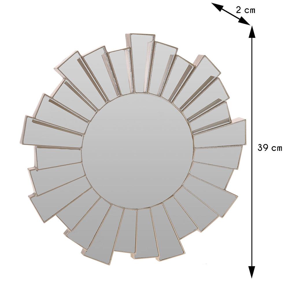 LUSTRO ŚCIENNE GLAMOUR 39 CM WZÓR 1