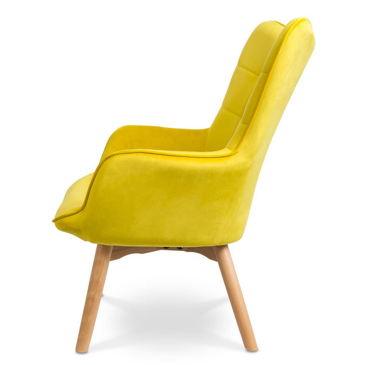 FOTEL GRELLA MUSTARD