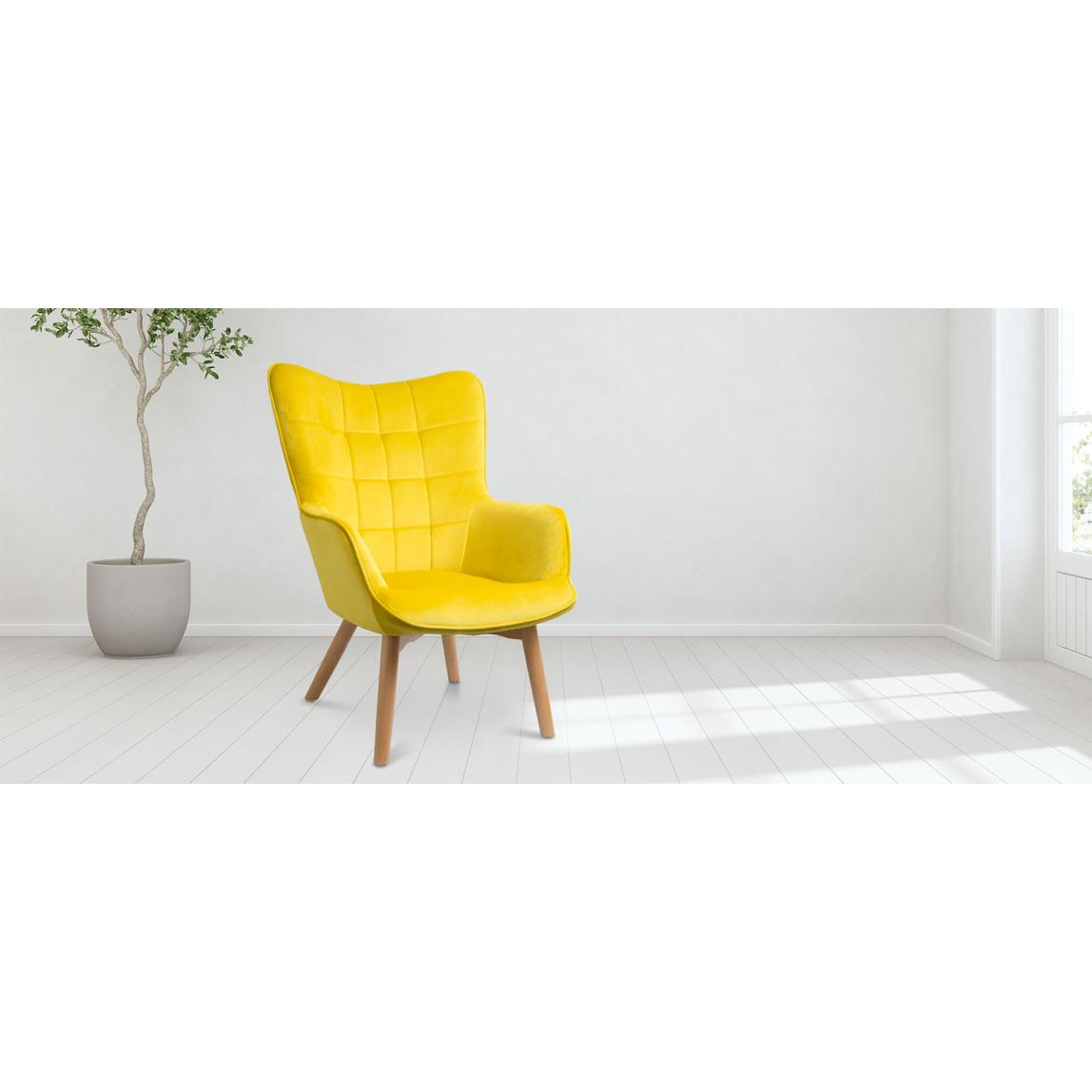 FOTEL GRELLA MUSTARD