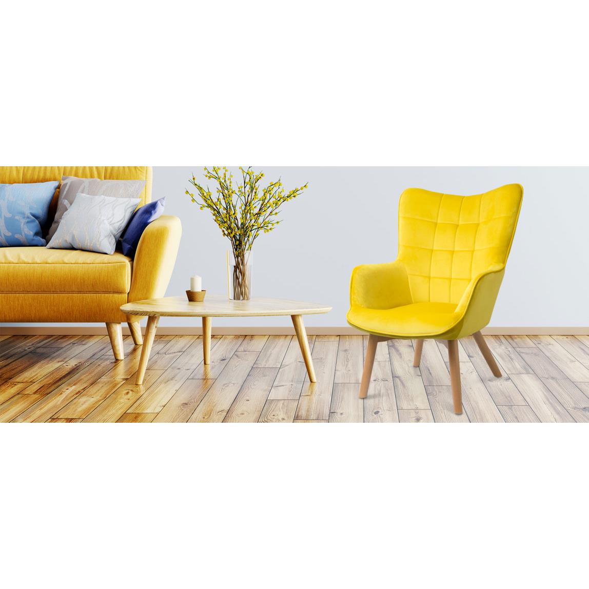 FOTEL GRELLA MUSTARD