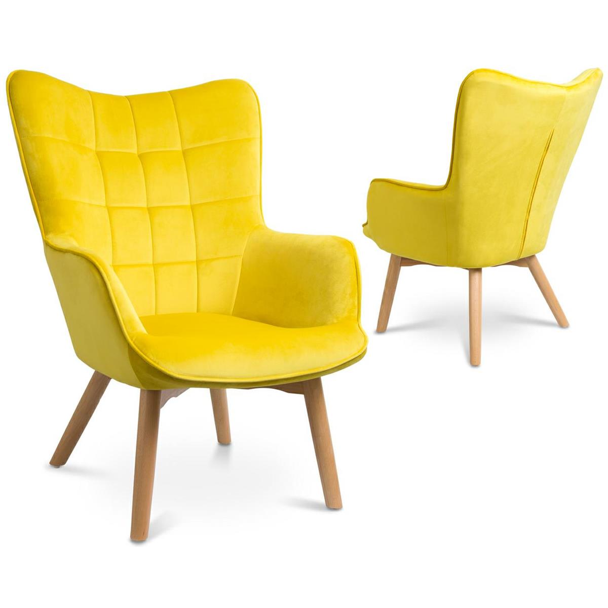 FOTEL GRELLA MUSTARD