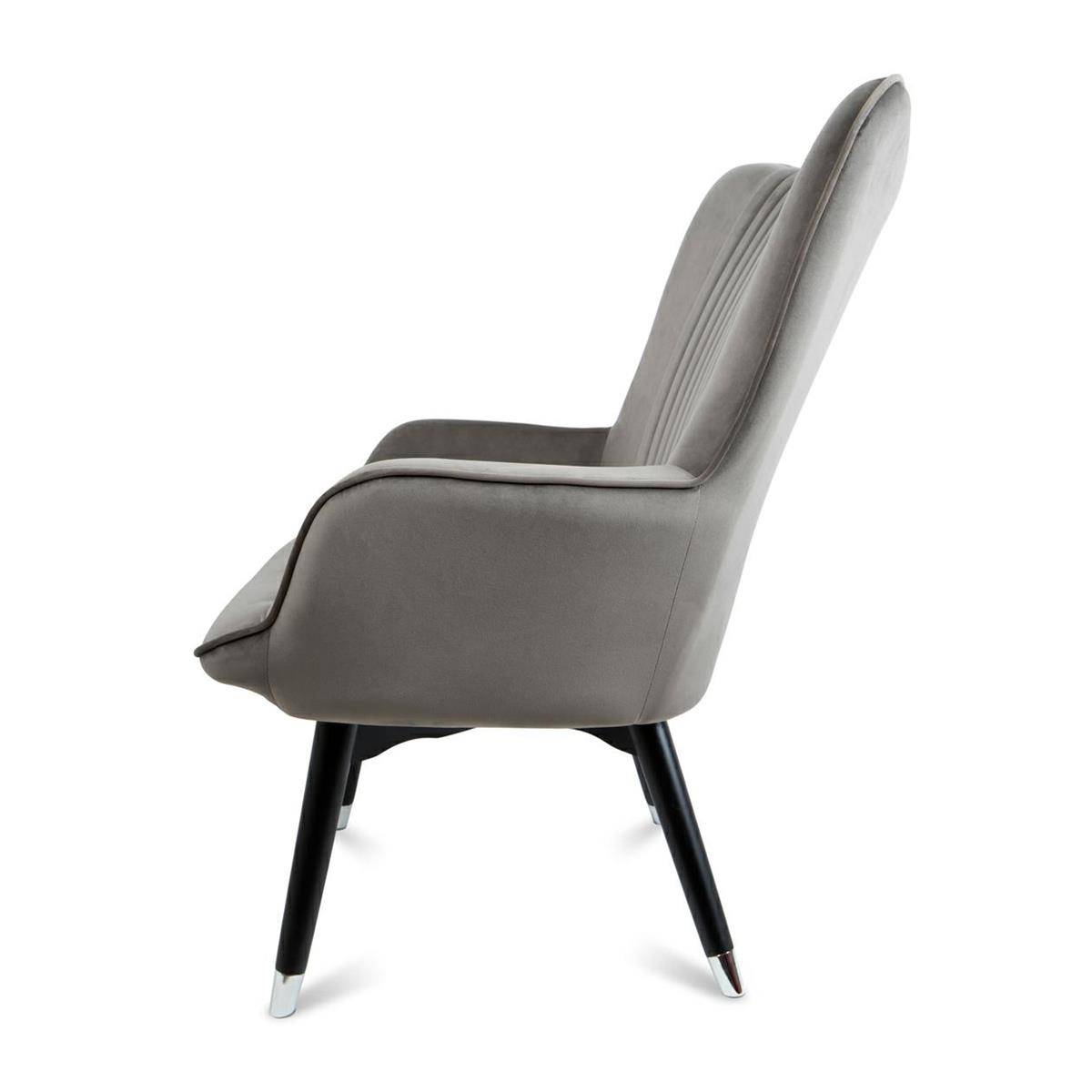 FOTEL GLAM ALUMINIUM
