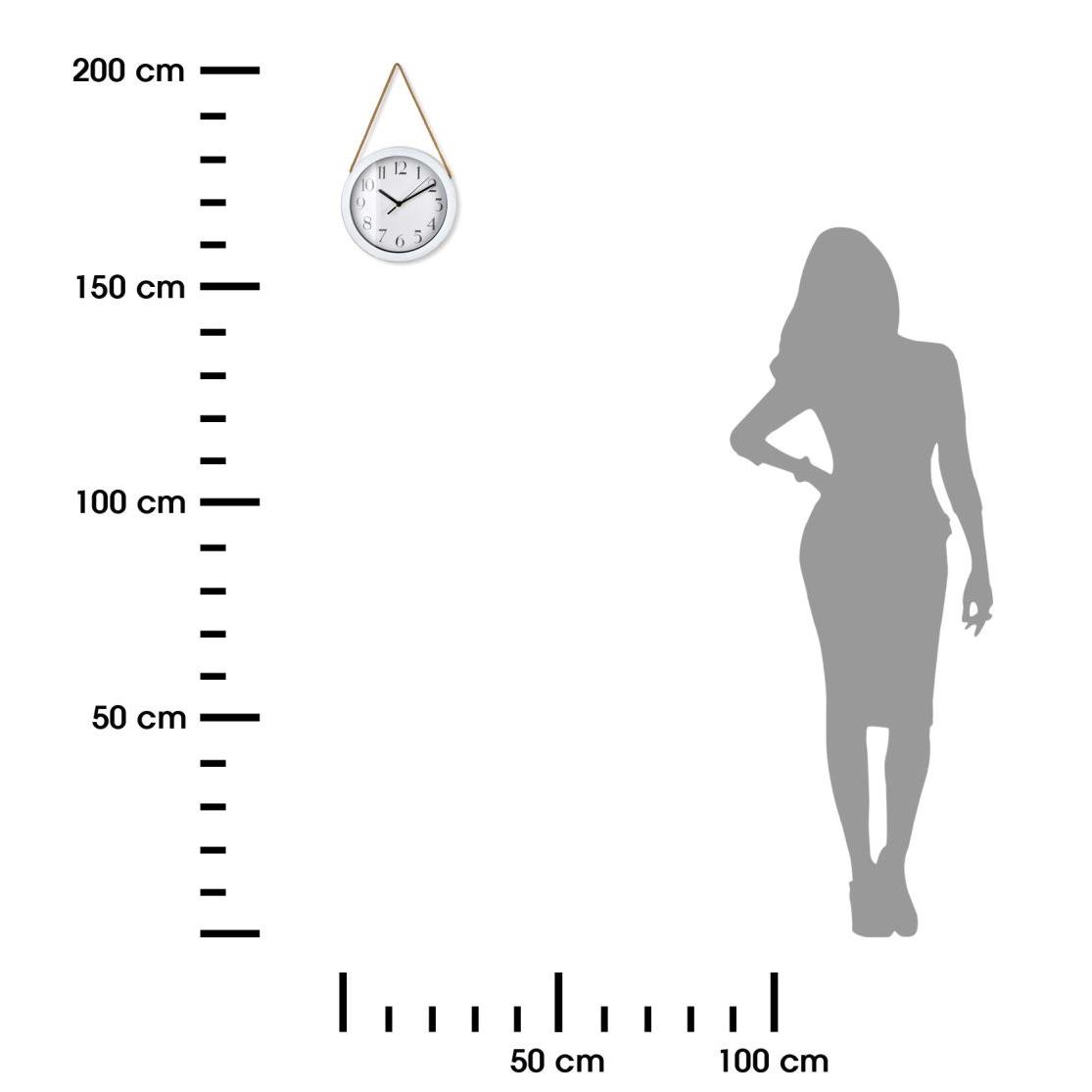 ZEGAR ŚCIENNY BAYARD WHITE 25 CM