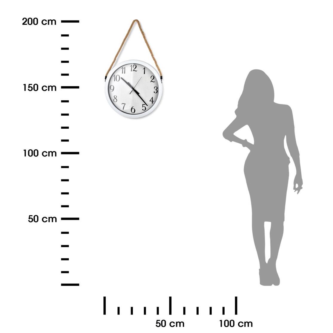 ZEGAR ŚCIENNY SHANNON WHITE 46 CM