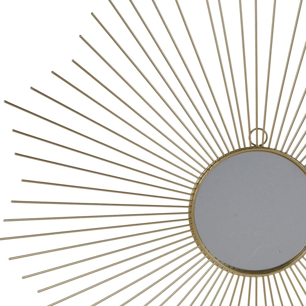 LUSTRO ŚCIENNE ZŁOTE SŁOŃCE 64 CM