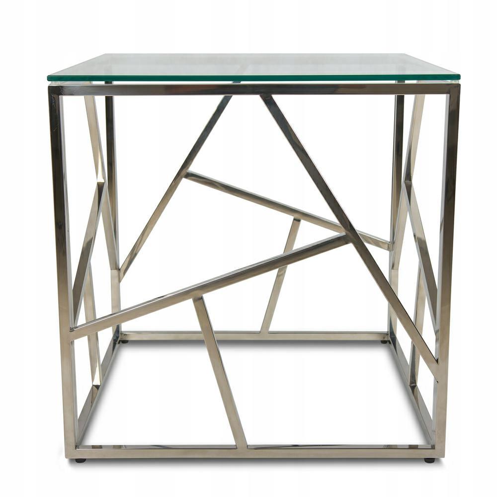 STOLIK KAWOWY LASIMA SILVER 55 CM