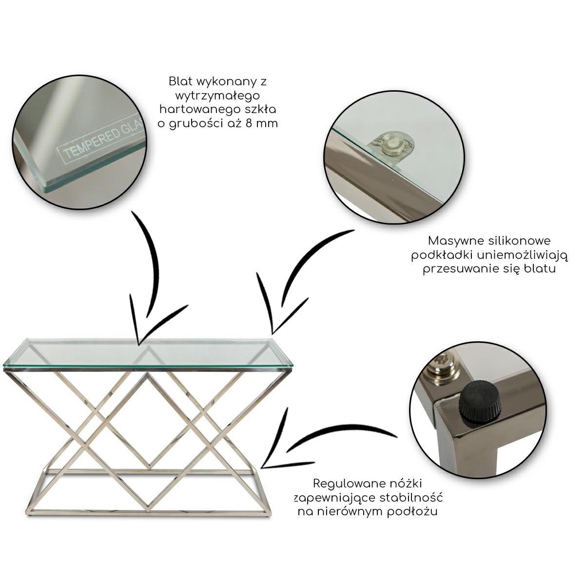 KONSOLA TIMANTTI SILVER