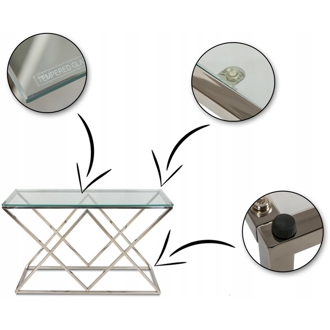 KONSOLA TIMANTTI SILVER