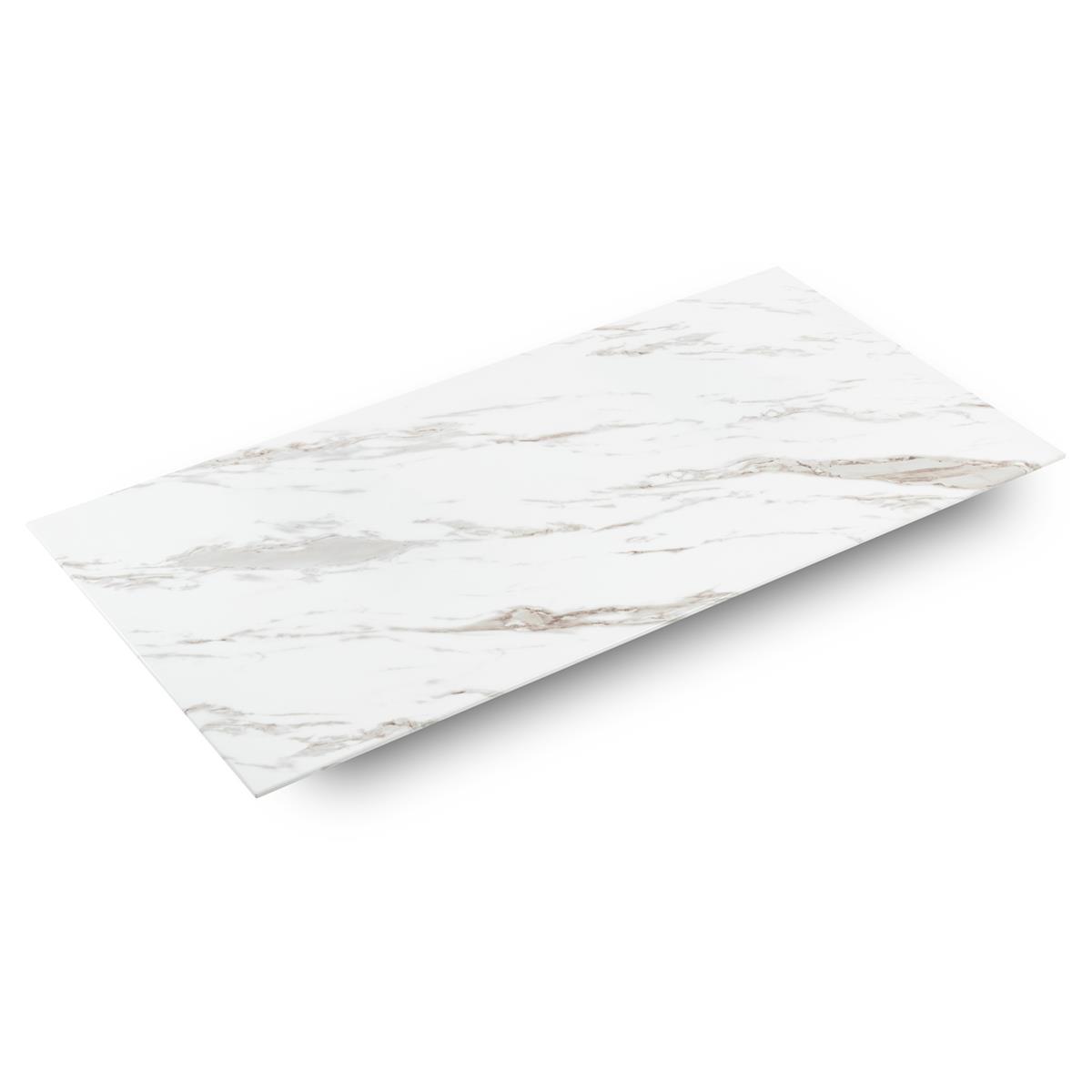ŁAWA REKTA SILVER WHITE 120 CM