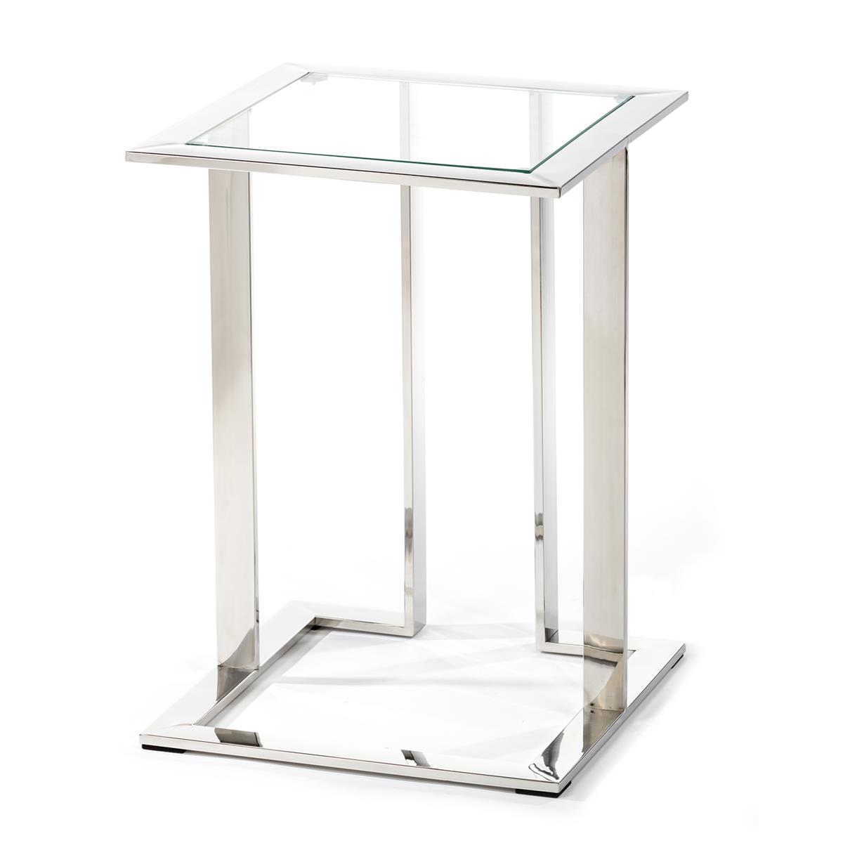 STOLIK POMOCNIK SAWA SILVER 40 CM