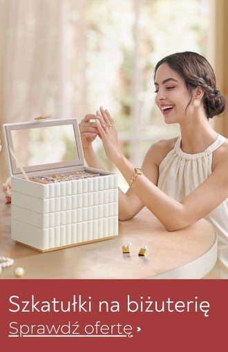 szkatułki na biżuterię